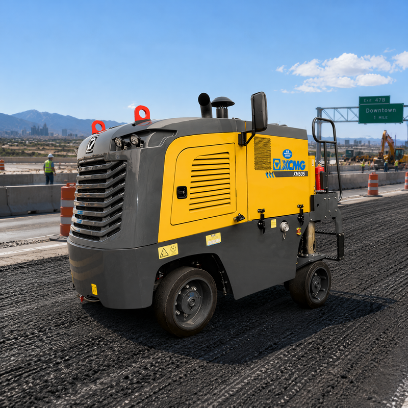 Fresadora de Pavimento de Asfalto XM505 para Manutenção de Estradas, Fresadora a Frio para Reparo de Rodovias e Vias Urbanas